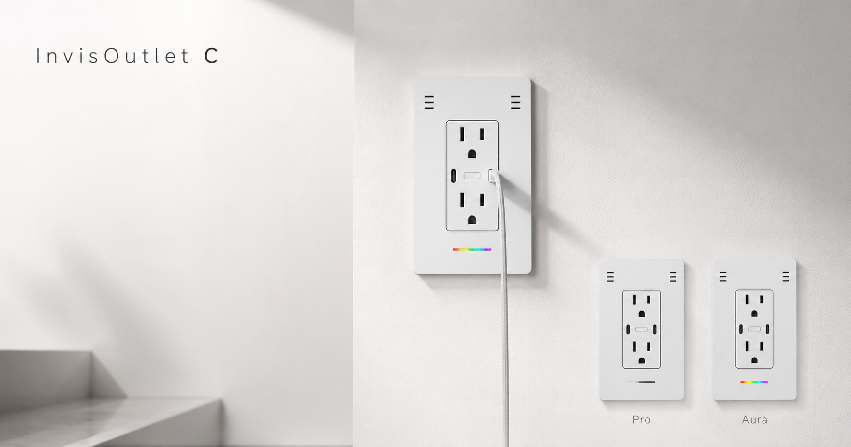 InvisOutlet C | More Capable Rooms, Less Visible Hardware